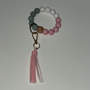 Multi color Key chain bag charm brand new